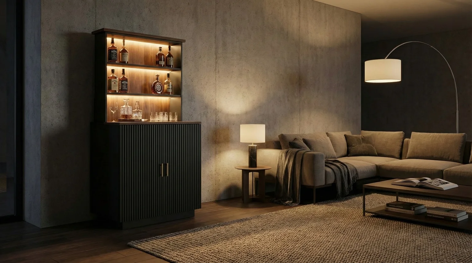 Arborholm collection – console with integrated lighting